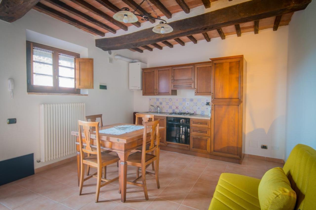 Ulivo-Chianti Charming Flat With Private Parking! Appartement Asciano Buitenkant foto