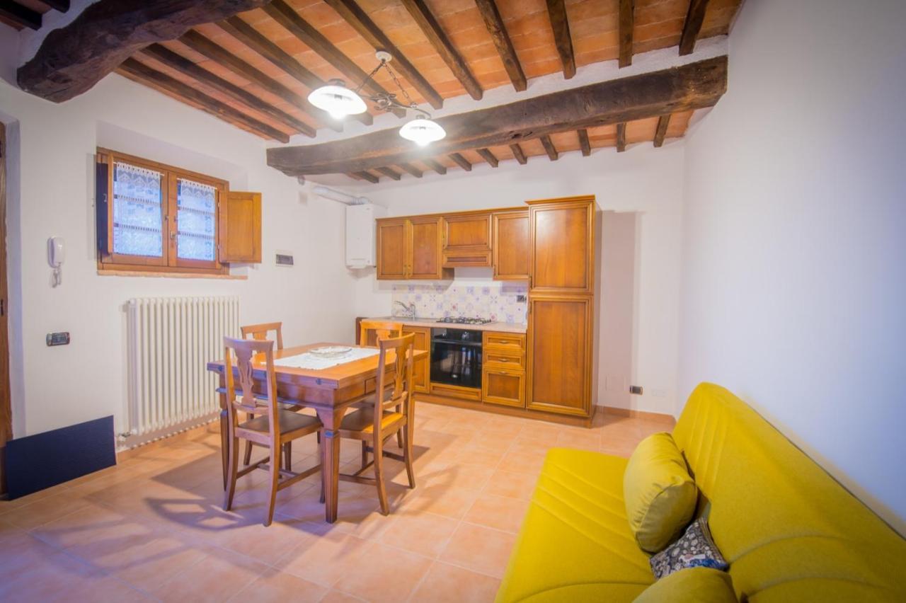 Ulivo-Chianti Charming Flat With Private Parking! Appartement Asciano Buitenkant foto