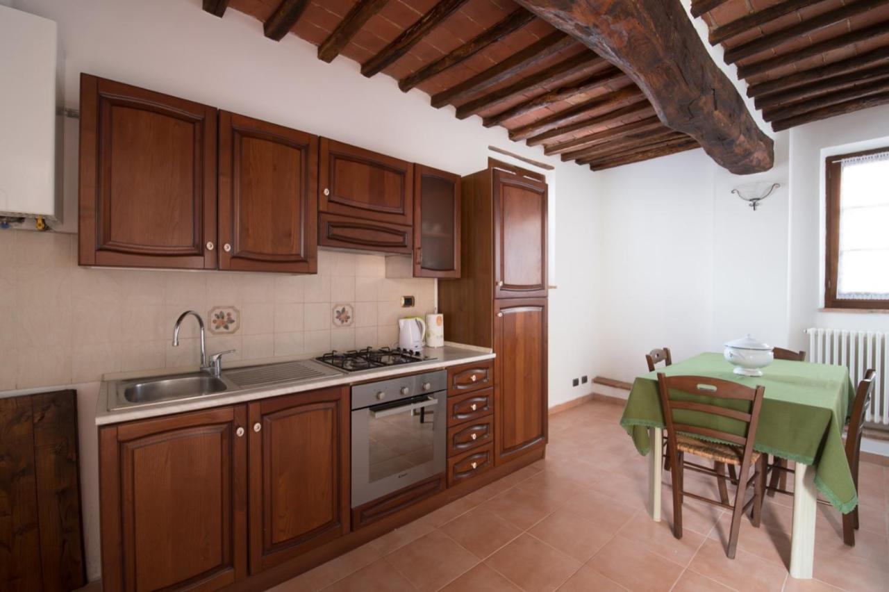 Ulivo-Chianti Charming Flat With Private Parking! Appartement Asciano Buitenkant foto