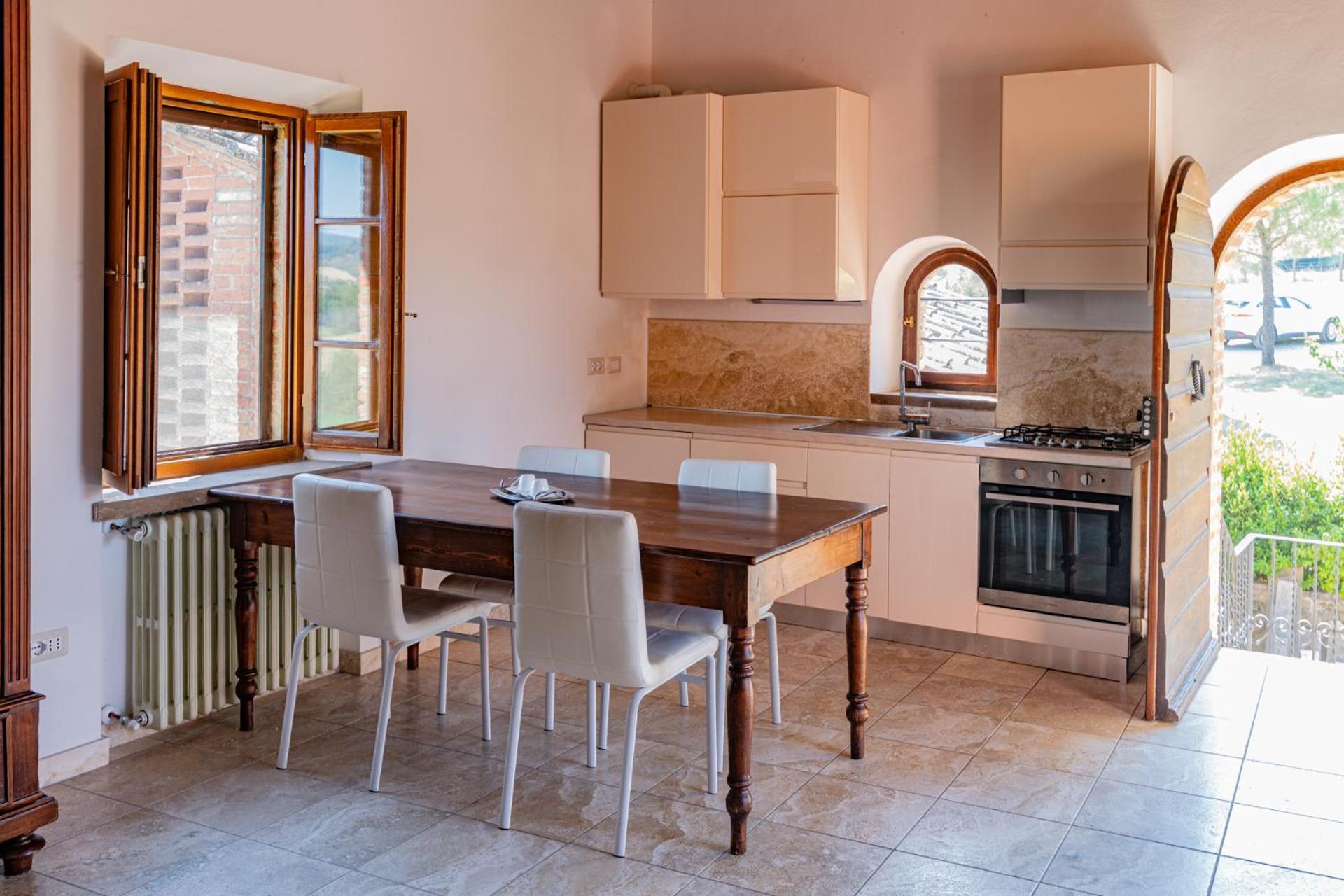 Ulivo-Chianti Charming Flat With Private Parking! Appartement Asciano Buitenkant foto